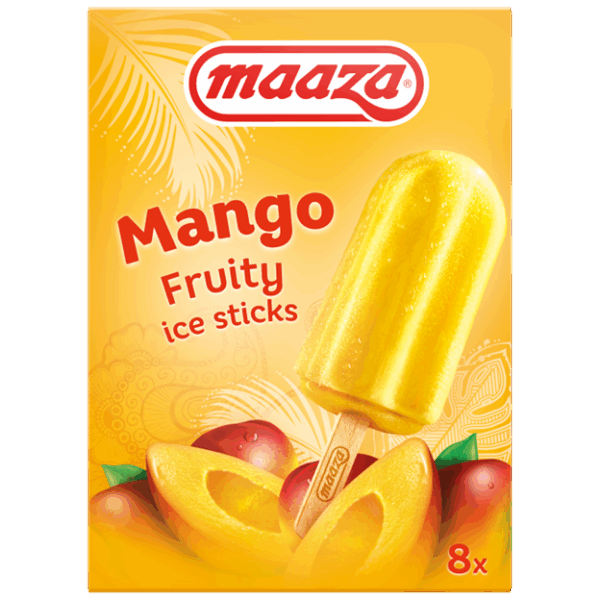 Maaza Mango fruity ice sticks