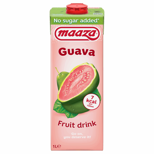 Maaza Guava No Sugar Added 1L